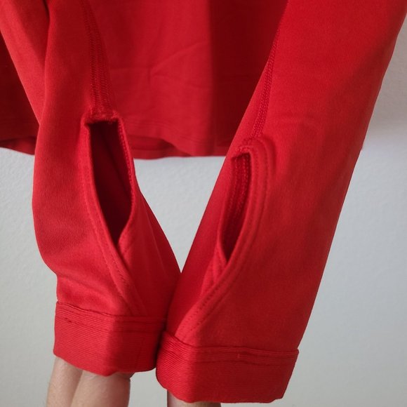 NEW Nike Womens Pro Elite Kenya 3/4 Zip Pullover Long Sleeve 801450-611 Size S - Picture 3 of 7